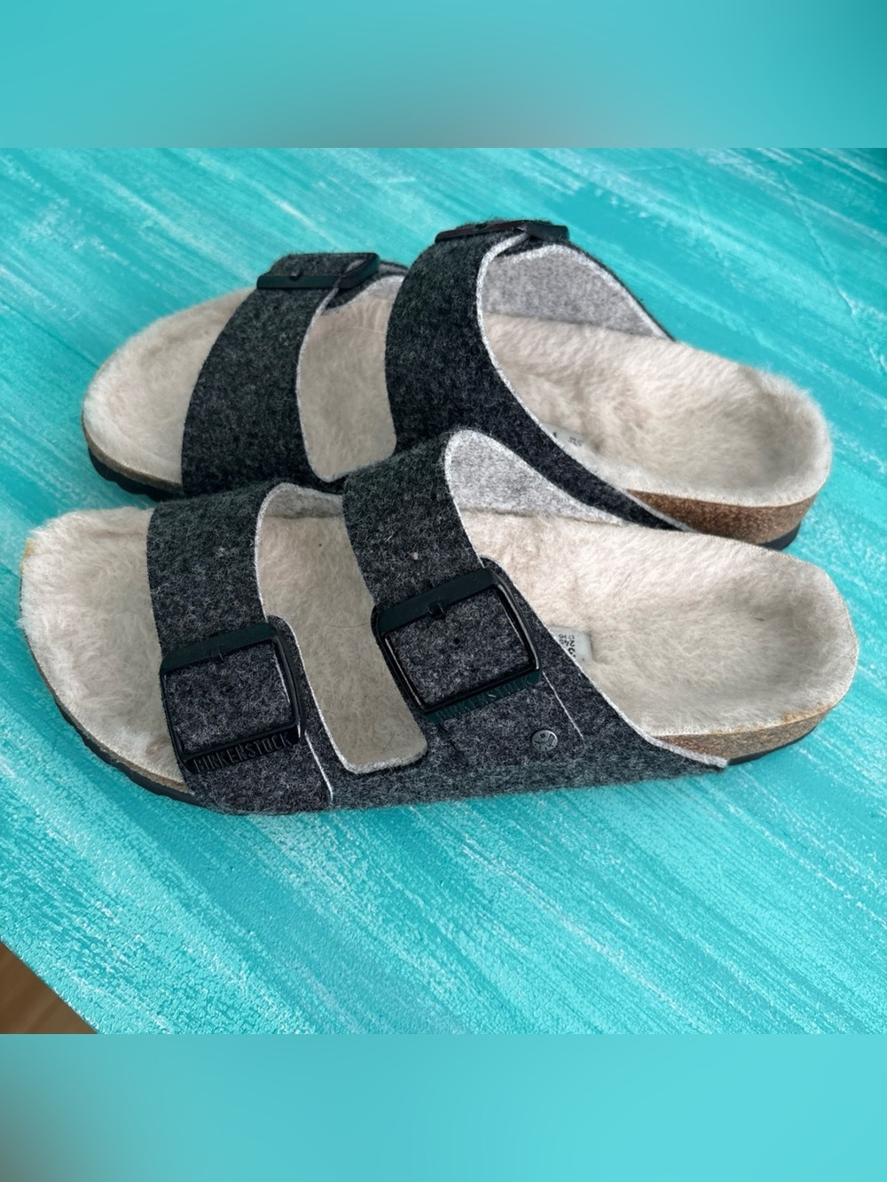 Birkenstock Arizona wool sandals size 38
